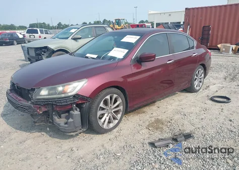 2013 Honda Accord Sport из США, поврежденный, VIN 1HGCR2F51DA074630